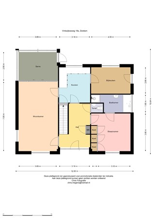 Floorplan - Vinkwijkseweg 18a, 7038 EP Zeddam